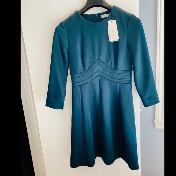 Sandro Mabel Chevron Mini Dress Women NWT - Picture 3 of 9